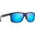 Maui Jim Huelo Dark Translucent Blue Angle