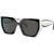 Prada PR15WSF Black and Talc Dark Grey Angle