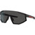 Prada Linea Rossa PS04WS Black Rubber Dark Grey Angle