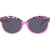 Cancer Council Kids Kitty Hot Pink Leopard Front