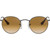 Round Flat Lens RB3447N Gunmetal Brown Gradient Front