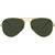 Ray-Ban Aviator Classic RB3025 Arista Green Glass Front