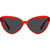 Kate Spade Velma Red Sunglasses Front Image