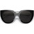 Prada PR14WSF Black and Talc Dark Grey Front Folded