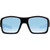 LXD Pacific Matte Black Blue Mirror Polarised Front