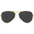 Ray-Ban Aviator Classic RB3025 Gold Black Sunglasses Front Image