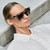 Valley Eyewear Soho Gloss Ivory Tort Sunglasses Face Image