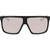 Dragon Eyewear Ultra Matte Black Silver Ionised Front