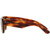 Ray-Ban Mega Wayfarer RB0840S Striped Havana Brown Sunglasses Temple Image