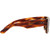 Ray-Ban Mega Wayfarer RB0840S Striped Havana Brown Sunglasses Temple Image