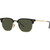 Ray-Ban New Clubmaster RB4416 Black on Arista Green Angle