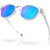 Oakley Latch Clear Prizm Sapphire Polarised Angle