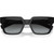 Prada PR03ZSF Black Vintage Grey Gradient Front Folded