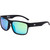 OTIS Rambler Sport Matte Black Green Mirror Sunglasses Angle Image