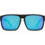 Carve Vendetta Matte Black Blue Polarised Front
