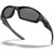 Oakley Straight Jacket Matte Black Grey Polarised Angle