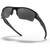 Oakley Flak Jacket XLJ Matte Black Grey Polarised Angle