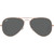 Ray-Ban Aviator Classic RB3025 Rose Gold Dark Grey Front