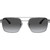 Prada 67ZS Silver Grey Gradient Polarised Front