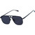 Valley Capita Matte Black Sunglasses Angle Image