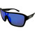 Mangrove Jacks Byron Matte Black Blue Sunglasses Angle Image