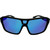 Mangrove Jacks Byron Matte Black Blue Sunglasses Front Image