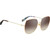Kate Spade Charli Red Gold Sunglasses Angle Image