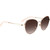Kate Spade Octavia Rose Gold Sunglasses Angle Image