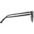 Ray-Ban Clubmaster Classic RB3016 Grey on Black Sunglasses Temple Image