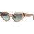 Bvlgari BV8256 Transparent Brown Sunglasses Angle Image