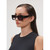 Otra Louey Black sunglasses front