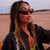 OTIS Audrey Crystal Velvet Sunglasses Lifestyle Image