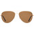 OTIS Zeppelin Brushed Gold Dark Tort Sunglasses Front Image
