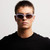 Reality Siren Milky Grey Sunglasses Face Front Image