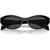 Prada PR26ZSF Black Dark Grey Front Folded