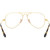 Ray-Ban Aviator RX6489 Glasses Gold Inner Frame Image