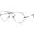 Ray-Ban Aviator RX6489 Glasses Gunmetal Angle Image