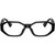 Versace Glasses VE3320U Black Clear Front