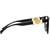 Versace VE3334 Black Glasses Temple Image