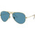 Ray-Ban Aviator Classic RB3025 Gold Blue Polarised Sunglasses Angle Image