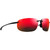 Maui Jim Hookipa XL Matte Black Hawaii Lava Angle