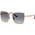 Vogue Eyewear VO4284S Rose Gold Dark Grey Blue Gradient Angle