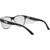 SIN Safe & Sound Safety Glasses Black Clear Angle Image