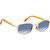 David Beckham DB1129/S Gold Horn Blue Sunglasses Angle Image
