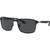 Ray-Ban RB3721 Matte Black on Black Grey Angle