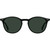 Raen Basq Recycled Black Green Polarised Front