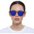 Cancer Council Atherton Matte Black Gunmetal Sunglasses Face Front Image