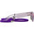 Ray-Ban 9052S Junior New Wayfarer Opal Purple Sunglasses Temple Image