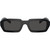 Prada PRA12S Black Dark Grey Front
