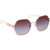 Guess GU7913 Ivory Rose Gold Sunglasses Angle Image